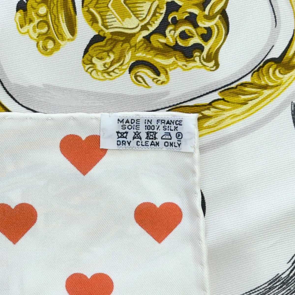 HERMES Brides de Gala Love 90 💗愛心限定💗 絲巾