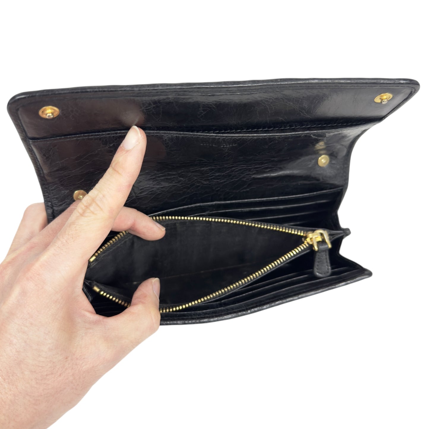 MIU MIU *自加鏈>送無品牌扣+無品牌鏈帶* Matelassé 皺摺 2用袋