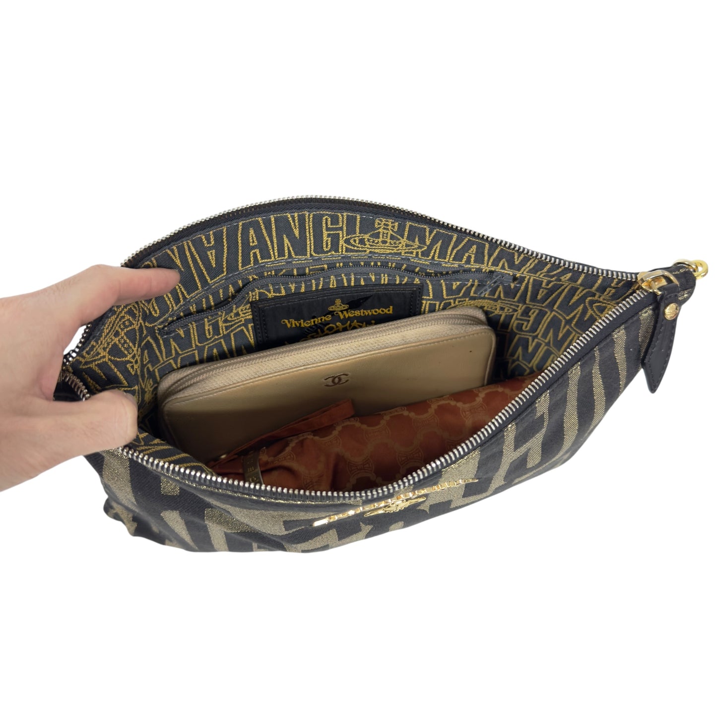 VIVIENNE WESTWOOD *自加鏈>送無品牌扣+無品牌鏈帶* 肩背包