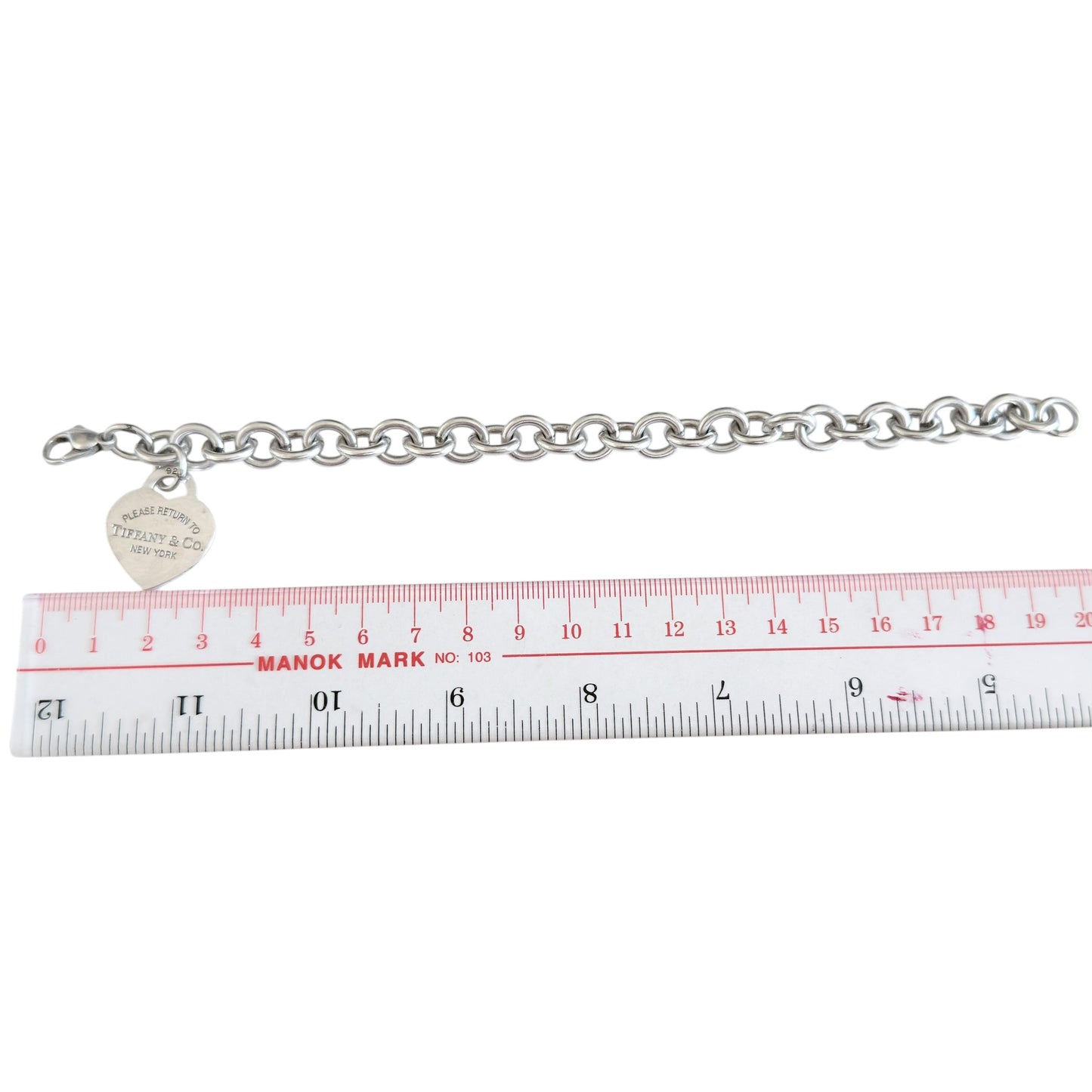 TIFFANY & CO. Return To Tiffany 純銀 愛心💗 手鏈