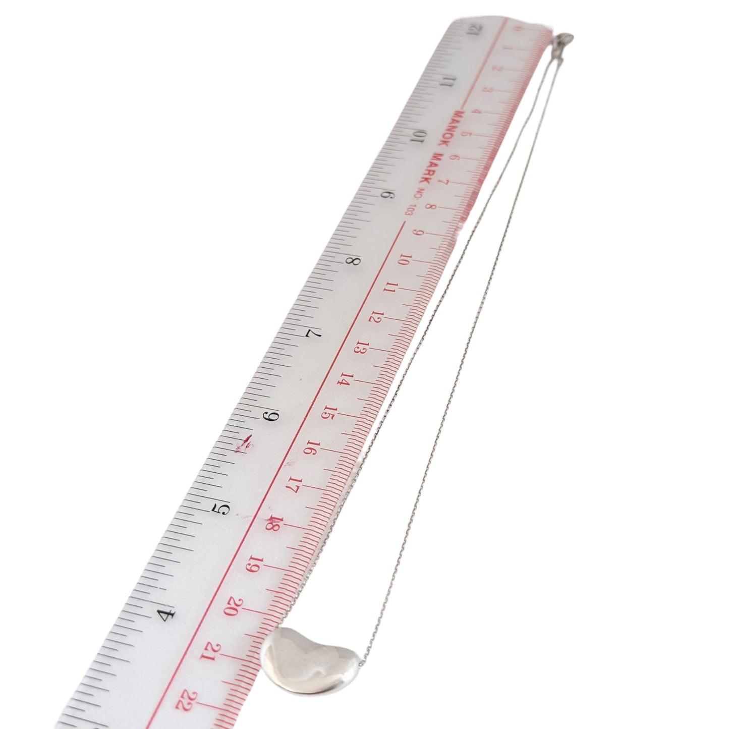 TIFFANY & CO. Peretti 純銀 豌豆 頸鏈