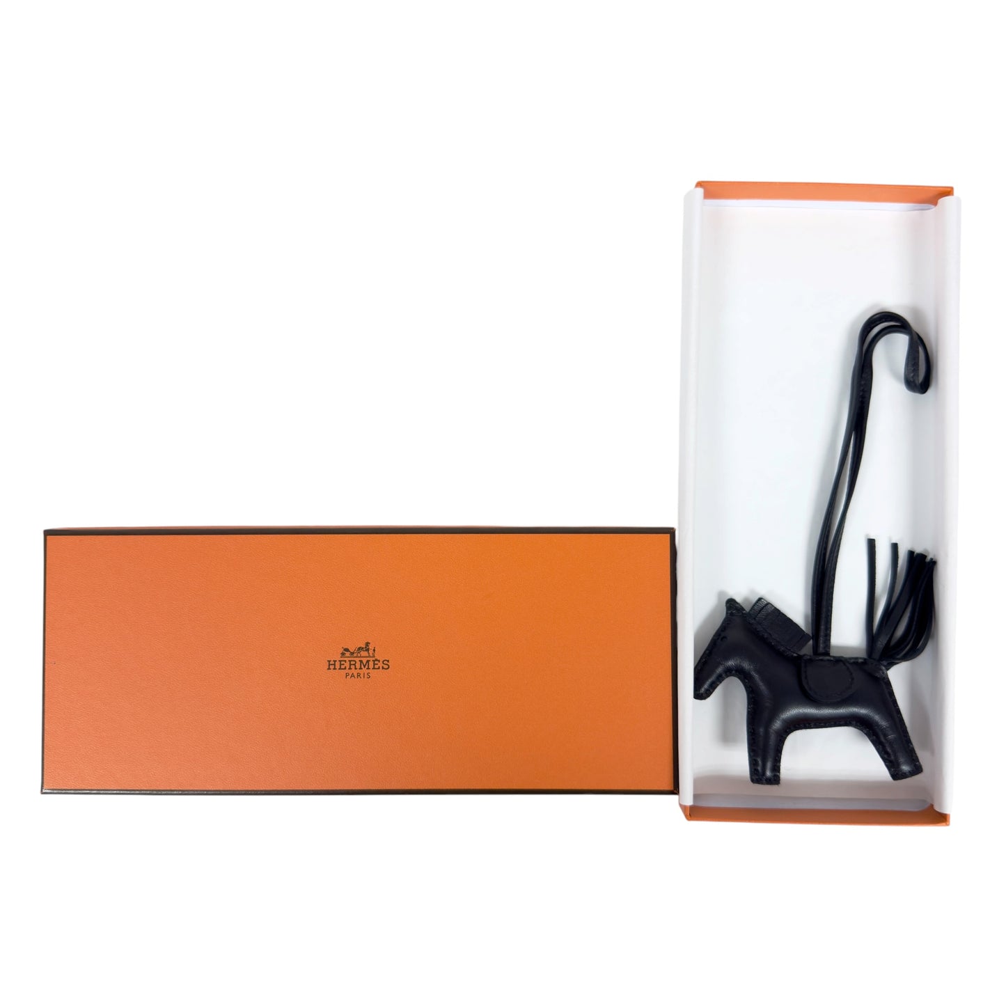 HERMES *罕有全黑 * Rodeo PM 馬仔 掛飾 U刻