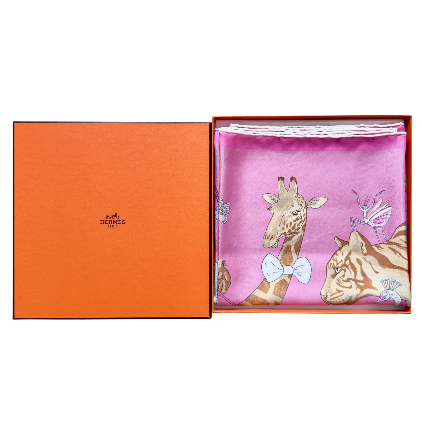 HERMES Hermes Story scarf 90 絲巾