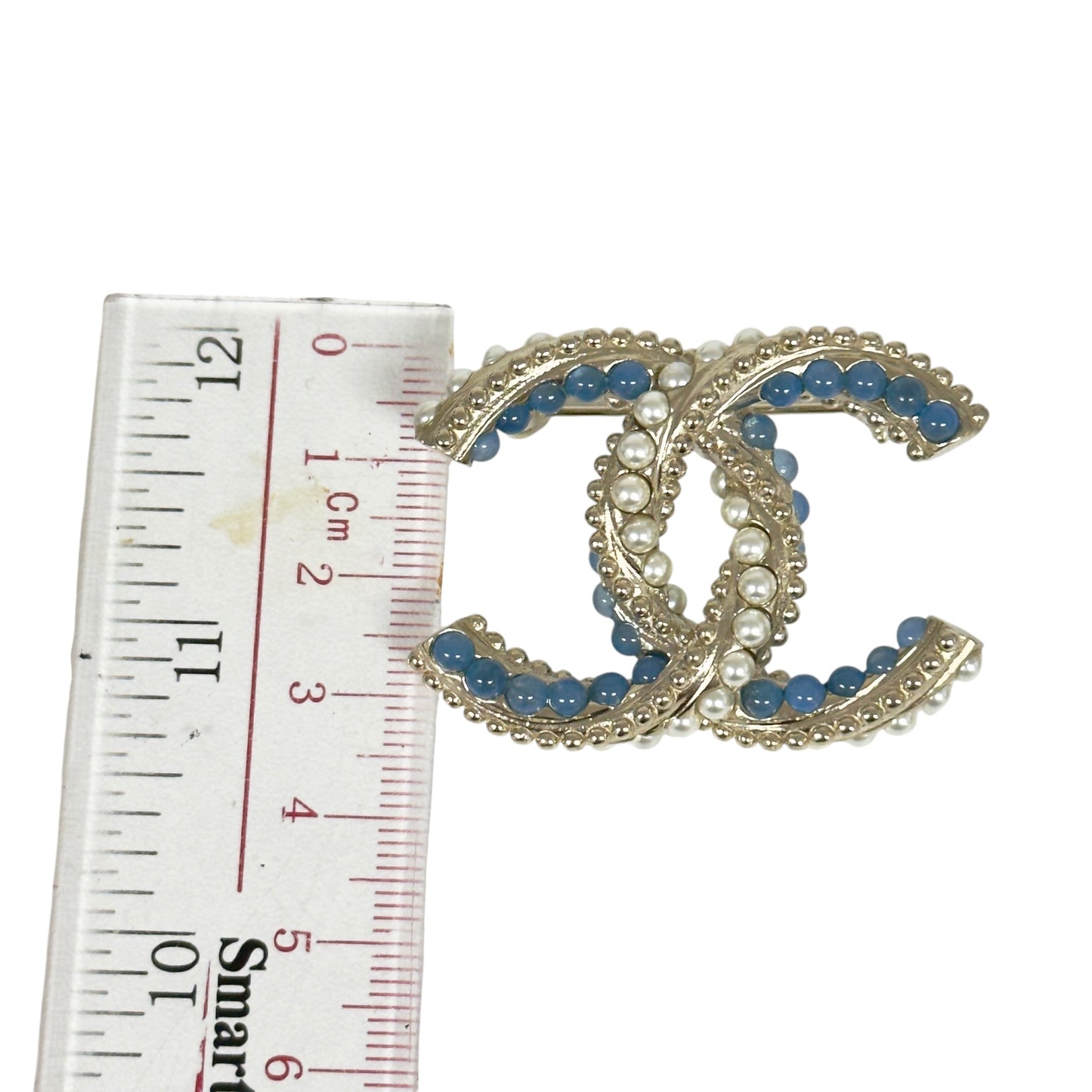 CHANEL CC 珠珠 胸針