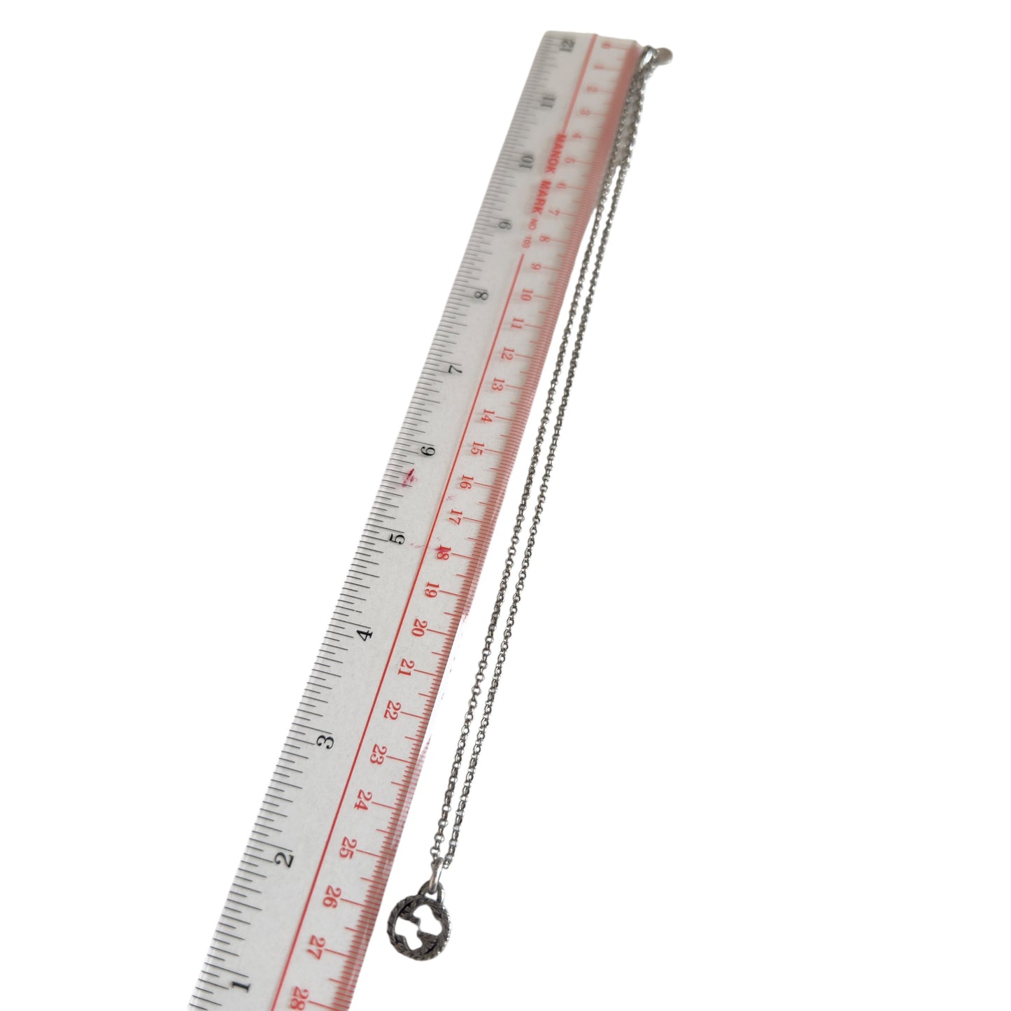 GUCCI Interlocking G 純銀 頸鏈