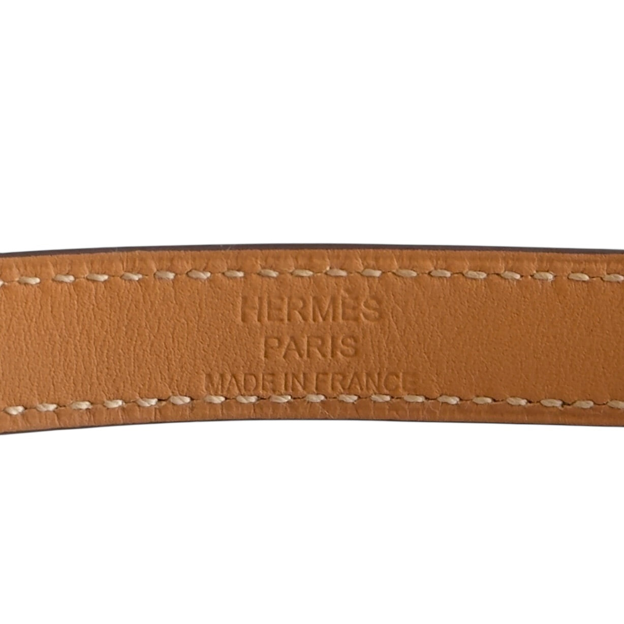 HERMES Kelly 雙圈 皮手帶 框O刻