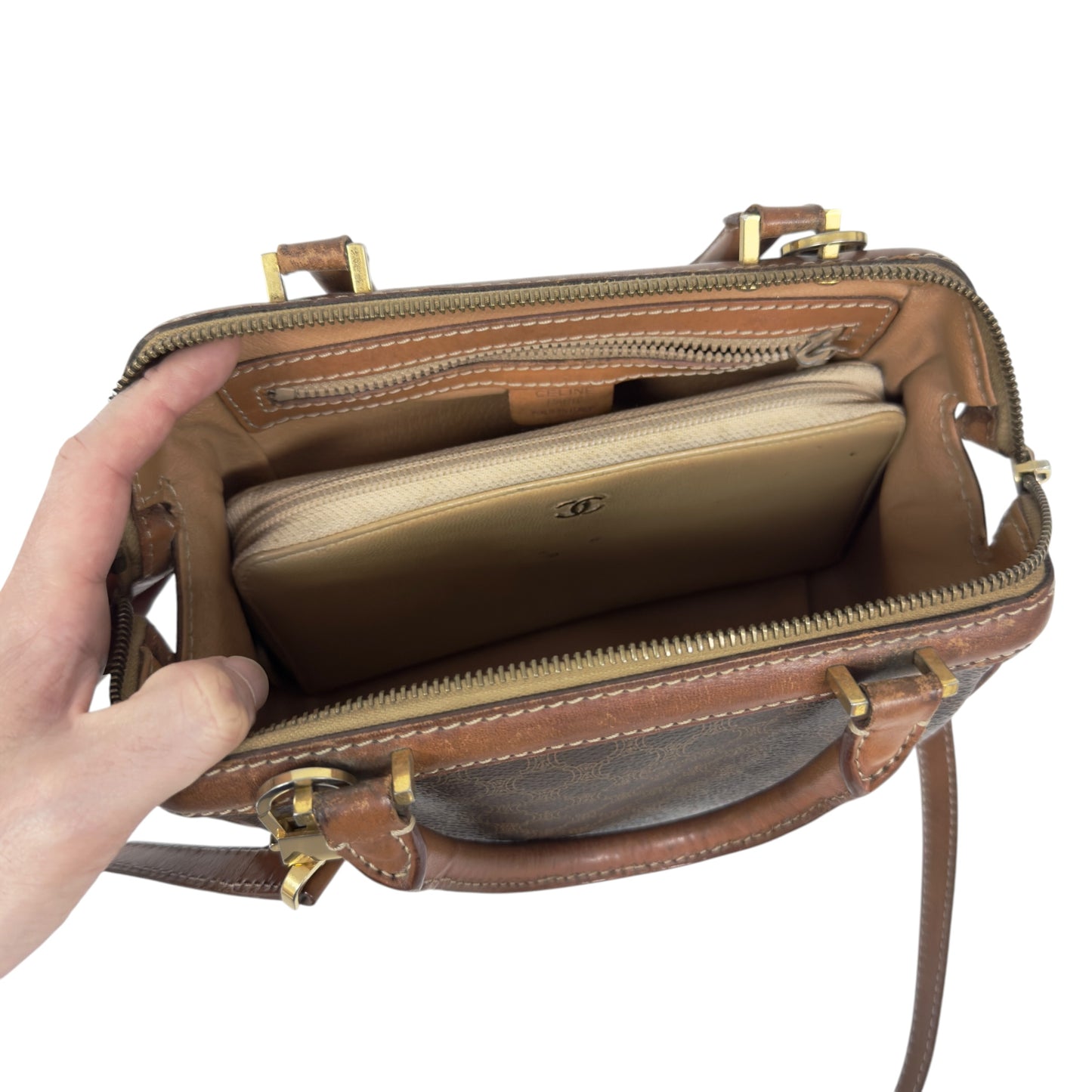CELINE 中古 凱旋門 2用袋