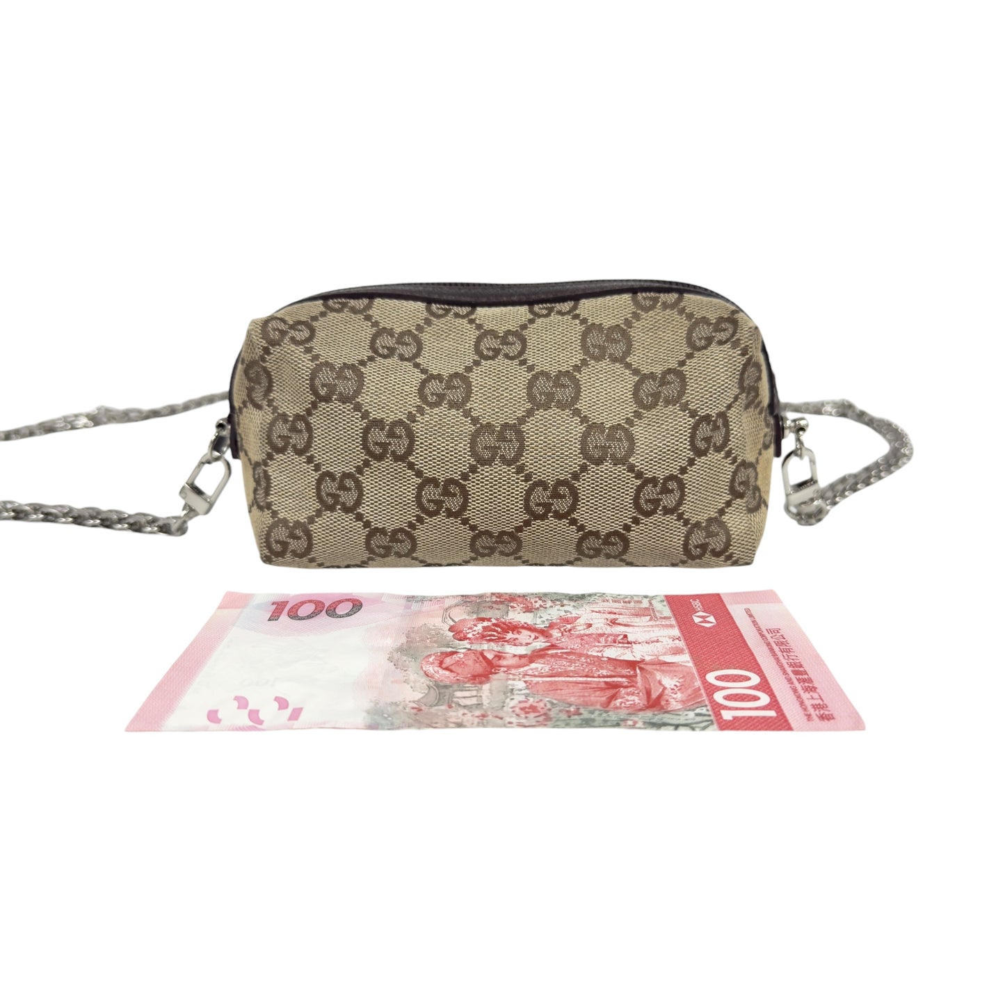 GUCCI *自加鏈>送無品牌扣+無品牌鏈帶* 斜揹 迷你小包