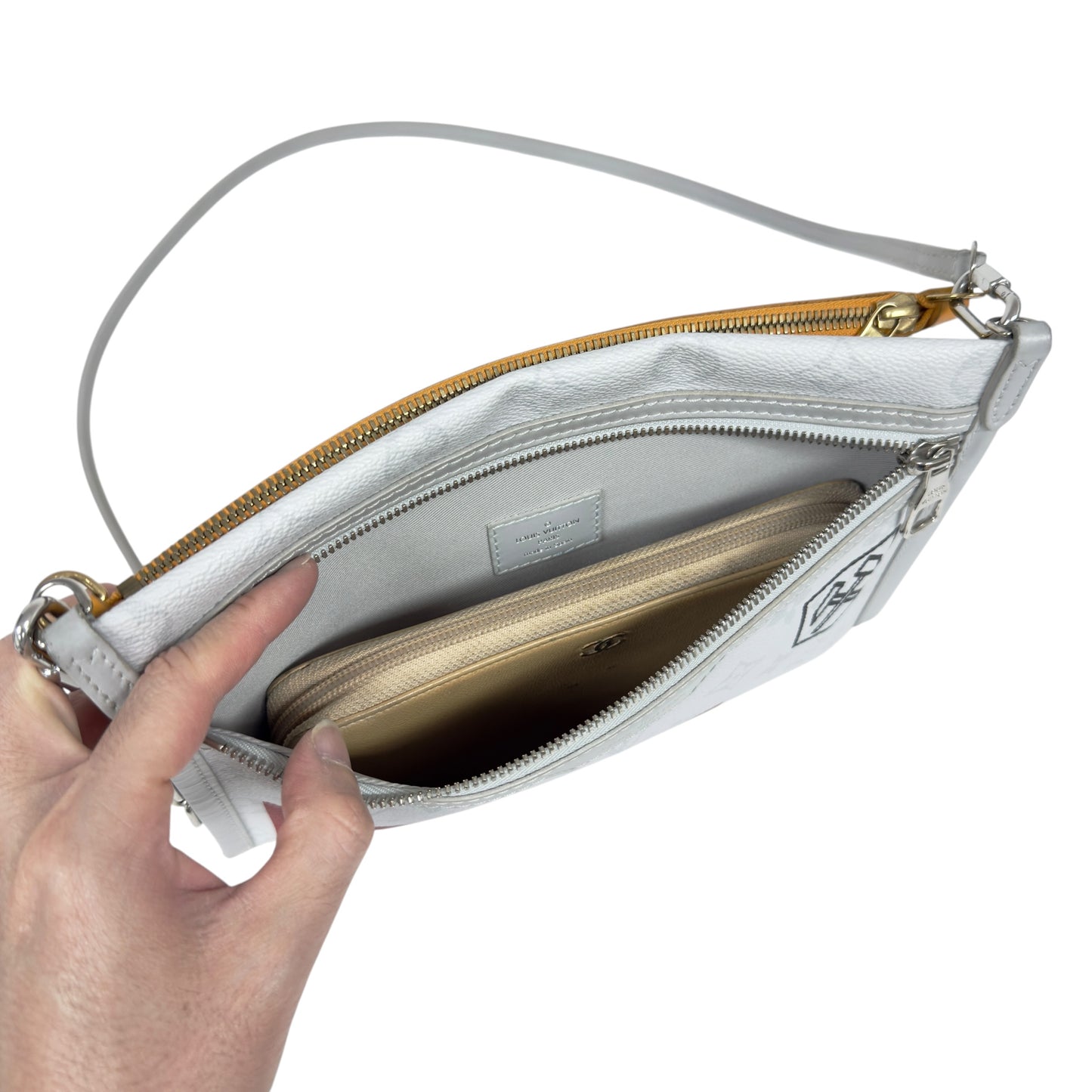 LOUIS VUITTON Flat 雙面 雙層 斜揹袋