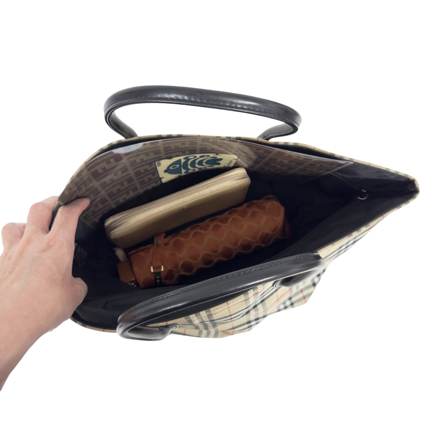 BURBERRY 中古 Blue Label 餃子袋