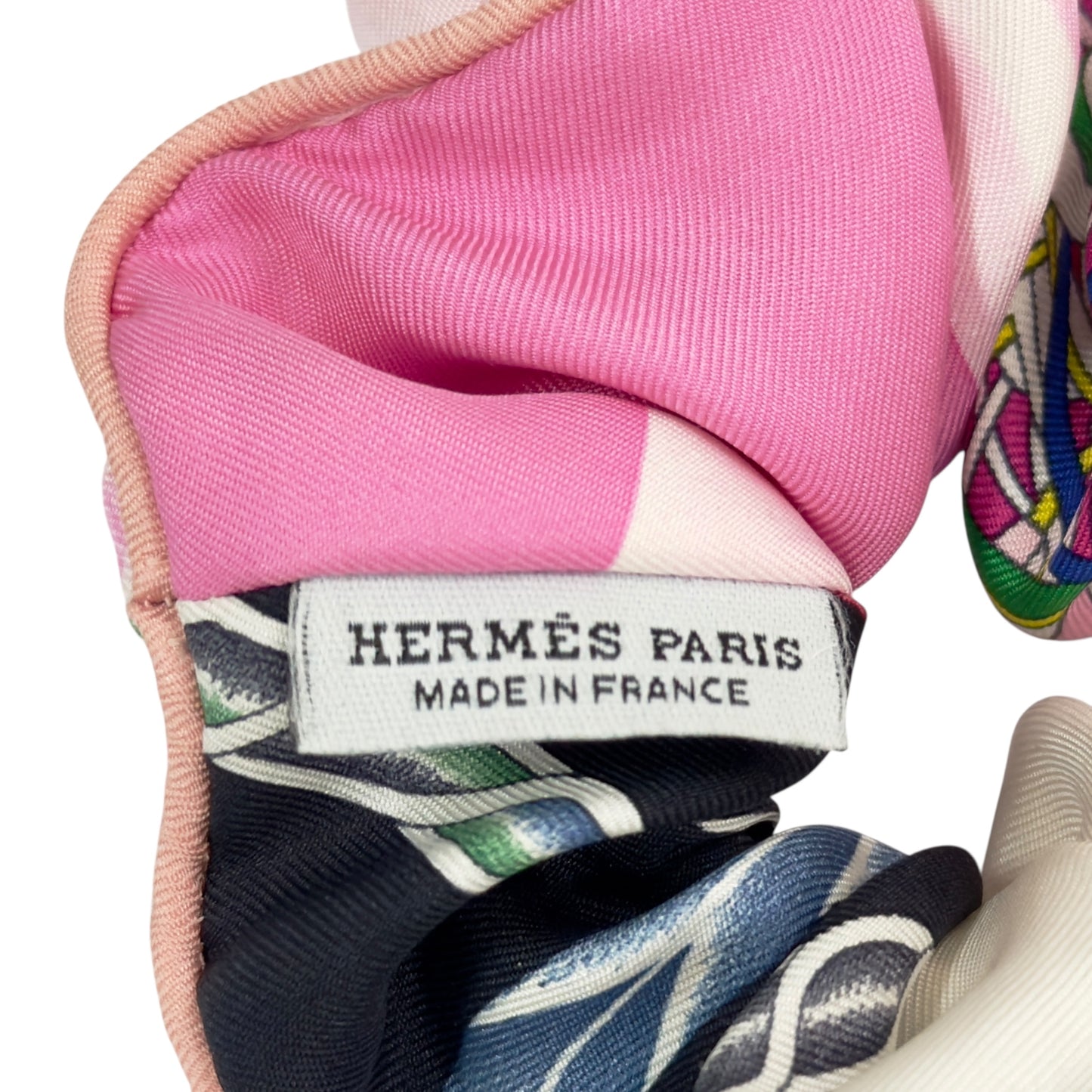 HERMES 絲質 彈性 髮圈