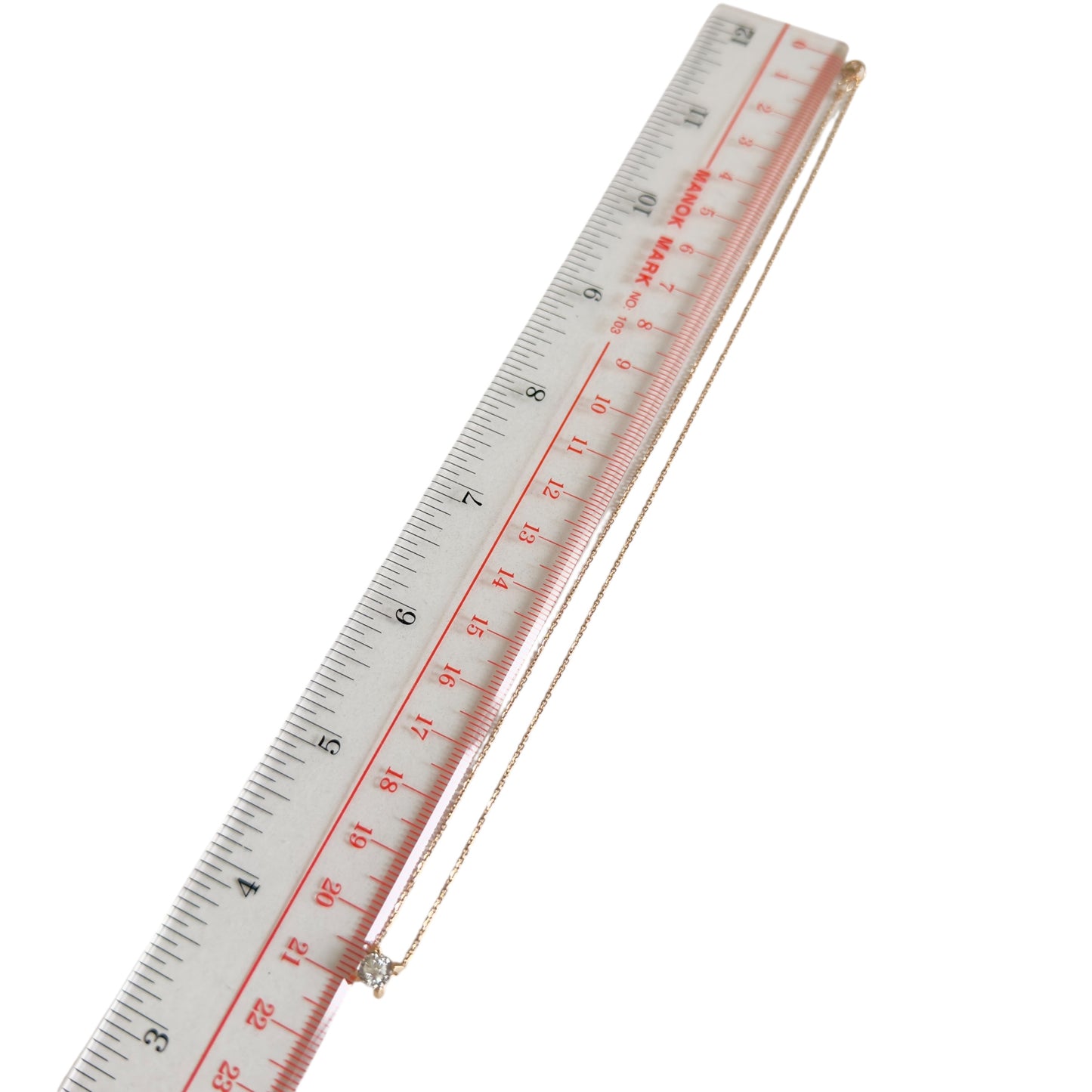 六福 16.5分鑽石💎 18K玫瑰金 頸鏈