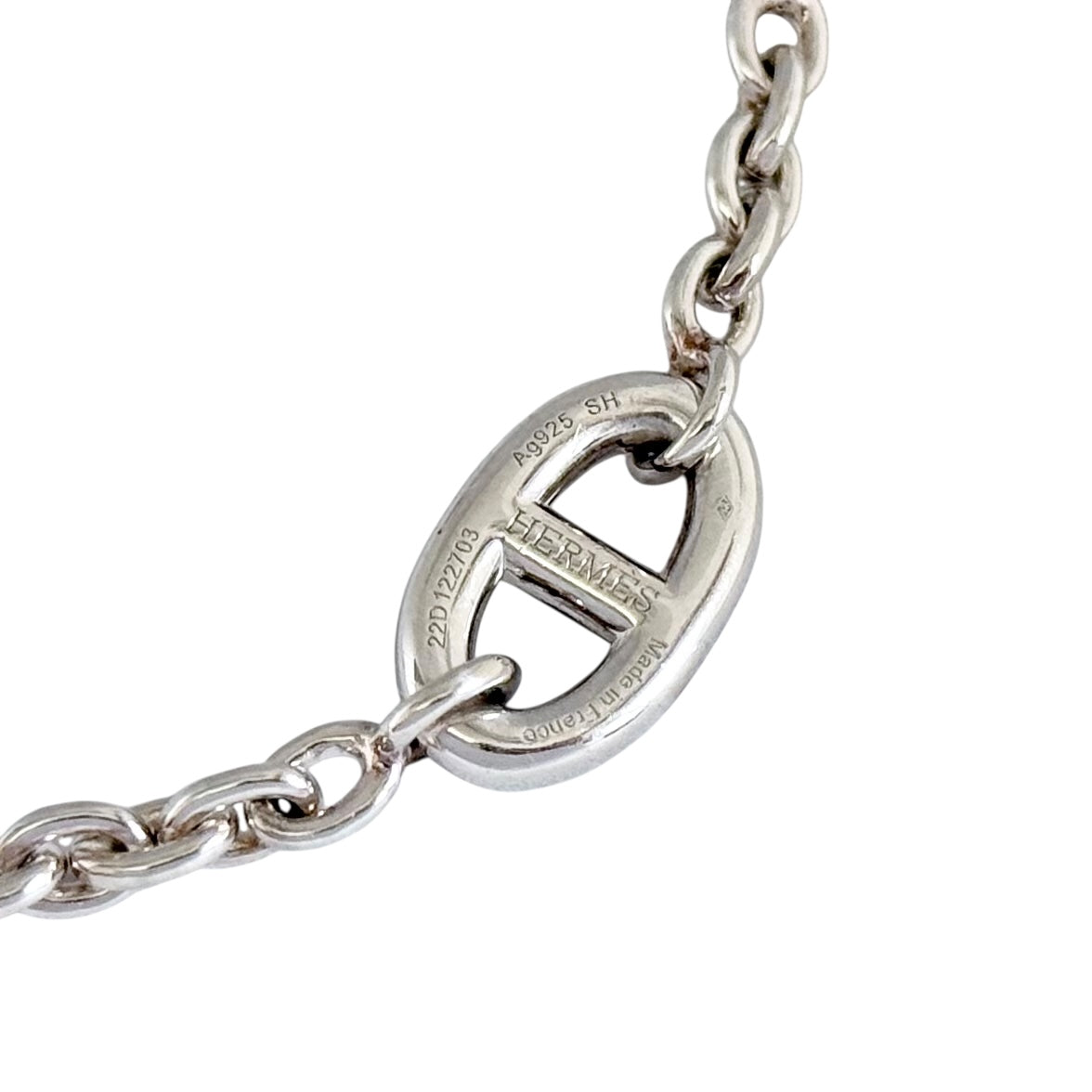 HERMES Farandole 豬鼻子🐽 純銀 手鏈