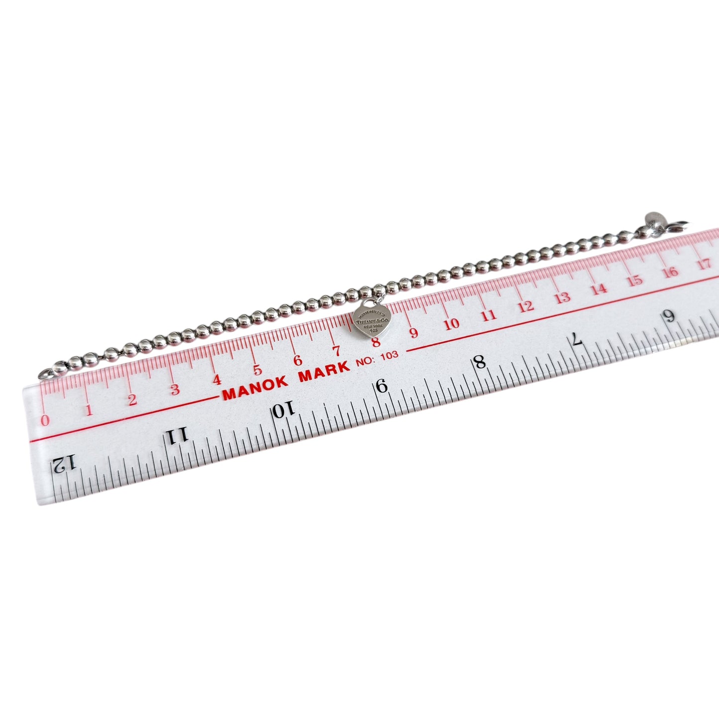 TIFFANY & CO. Return To Tiffany 純銀 愛心💗 手鏈