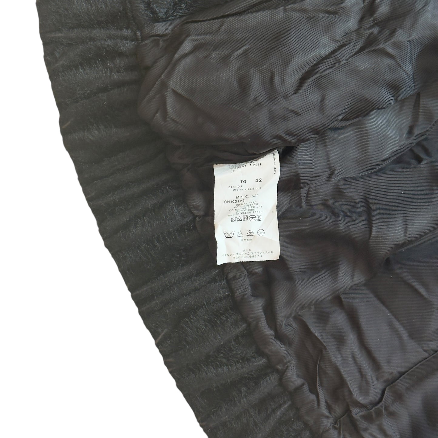 EMPORIO ARMANI 毛毛外套