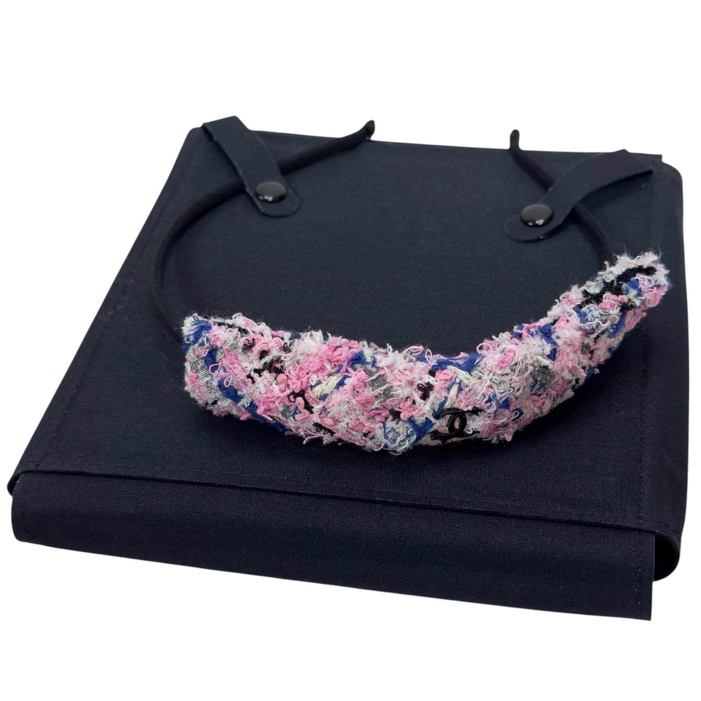 CHANEl CC 粗花呢 蝴蝶結 髮篐