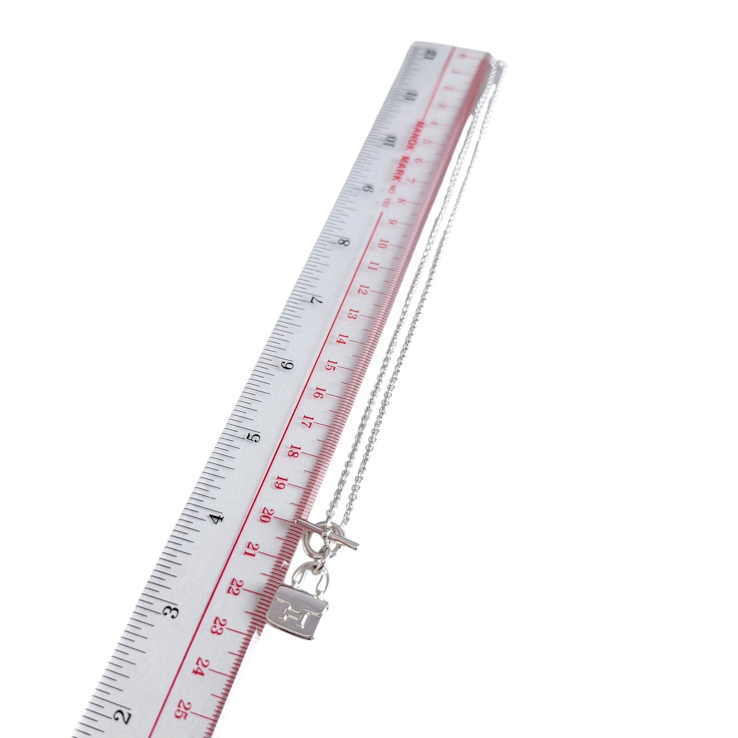 HERMES Amulettes Constance 純銀 頸鏈