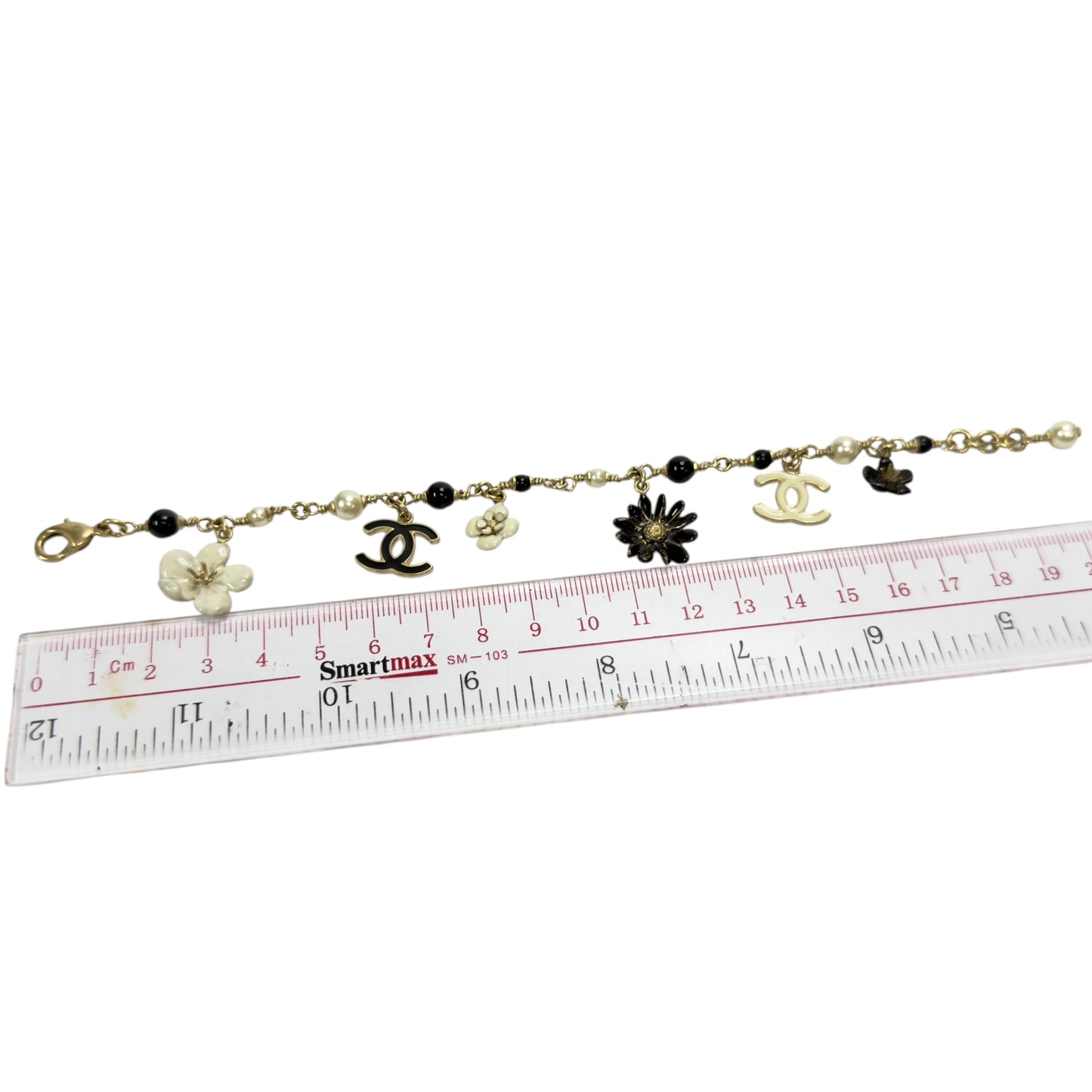 CHANEL CC 山茶花 掛飾 手鏈