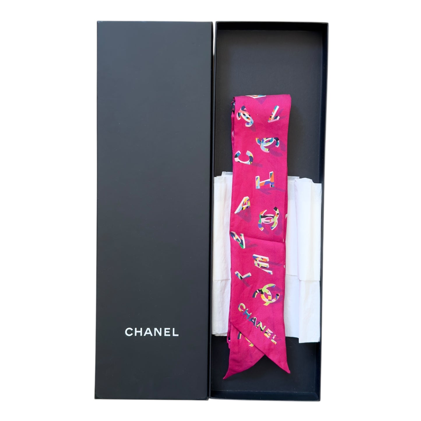 CHANEL CC Bandeau 絲巾