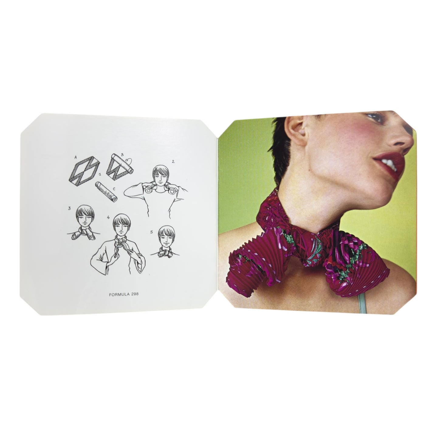 HERMES Le Carre Plisse 皺褶 絲巾