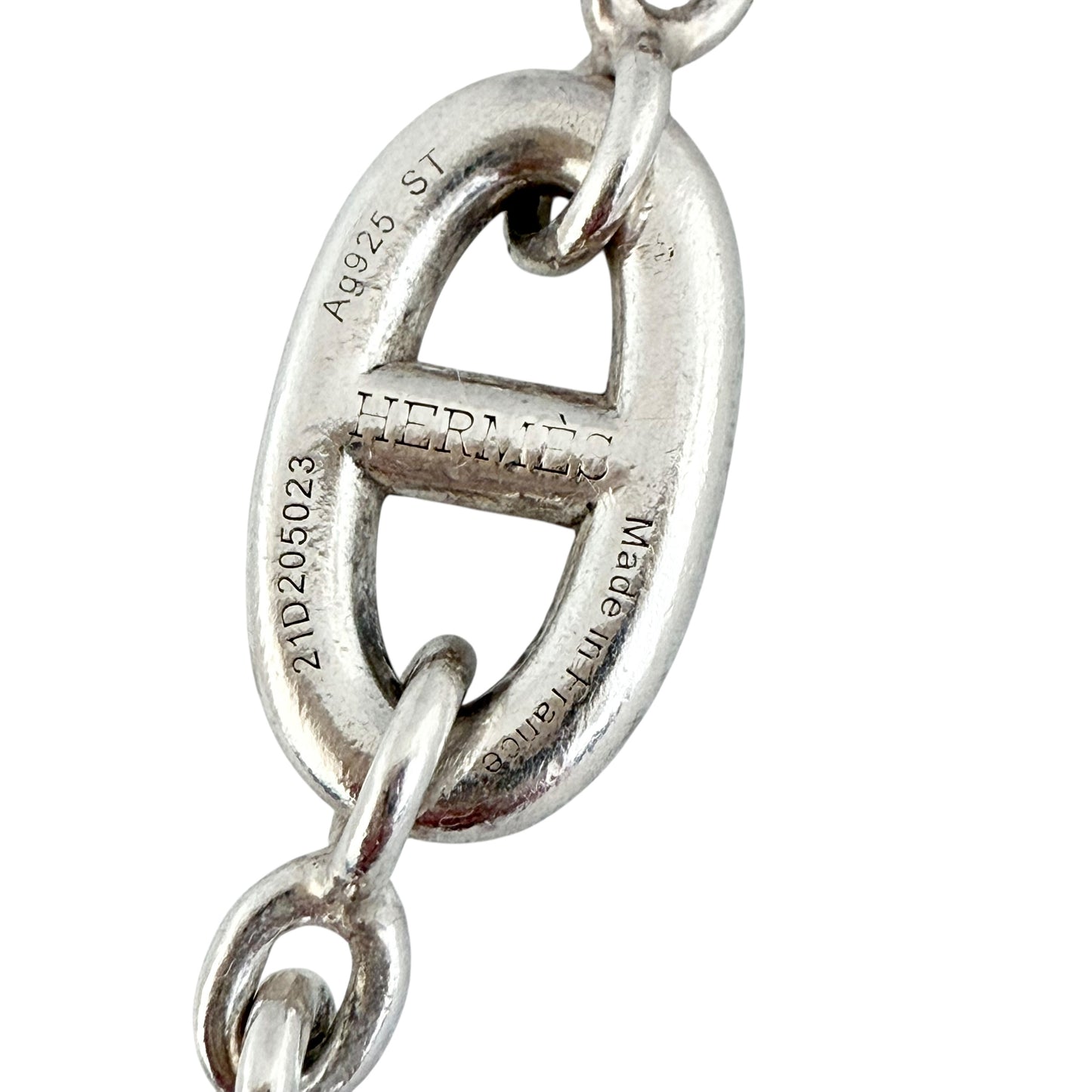 HERMES Farandole 豬鼻子🐽 純銀 手鏈