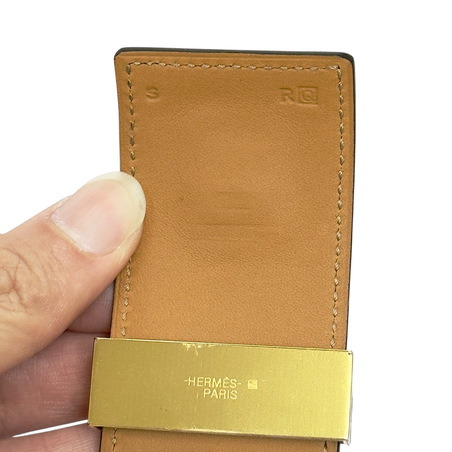 HERMES Collier de Chien 手環 框Q刻