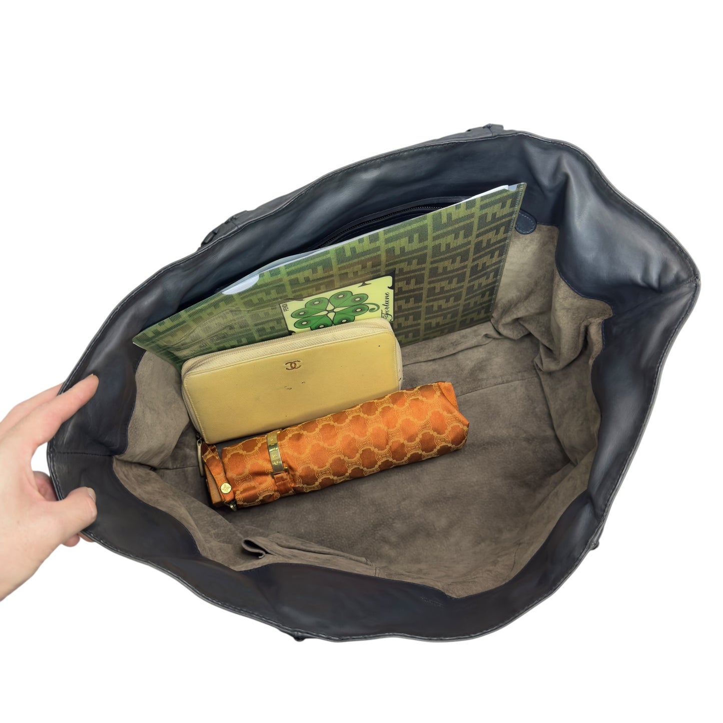 BOTTEGA VENETA 織皮 肩背包