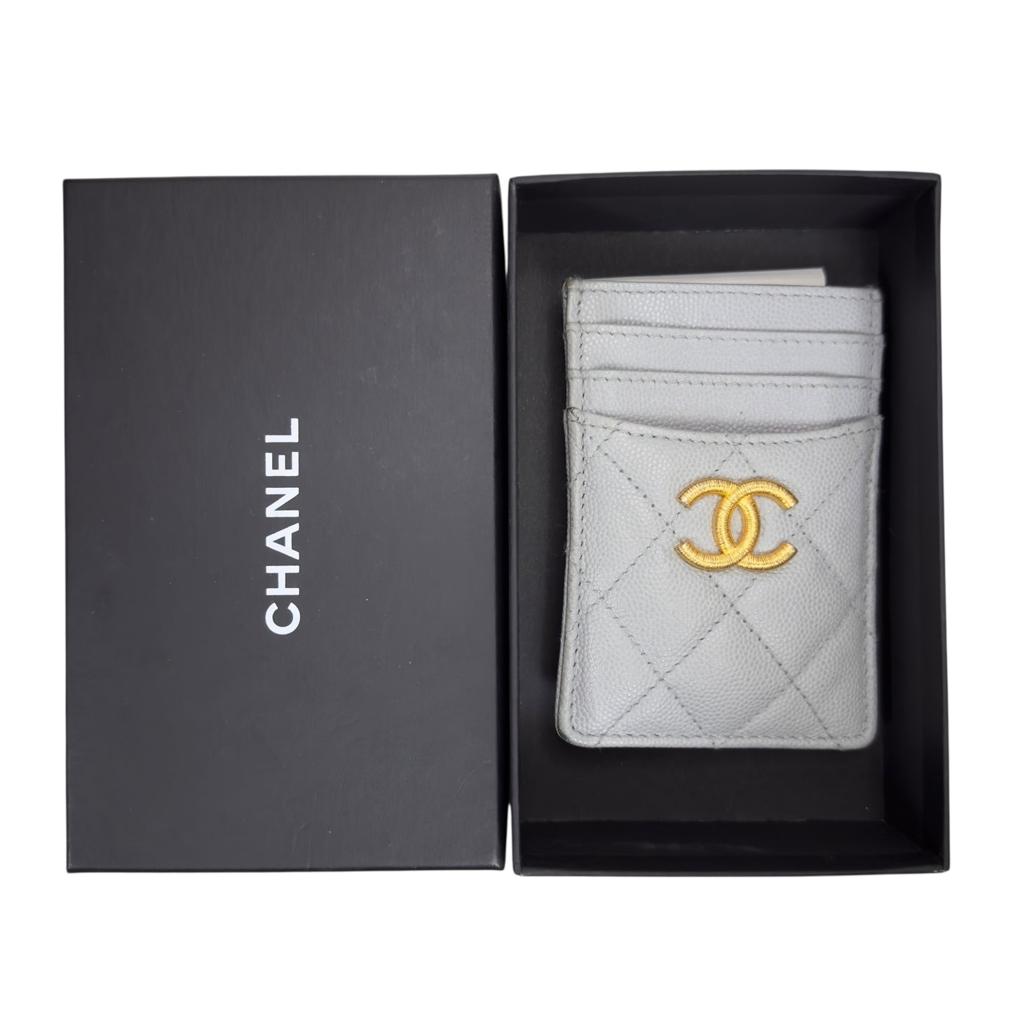 CHANEL CC 荔枝皮 卡包