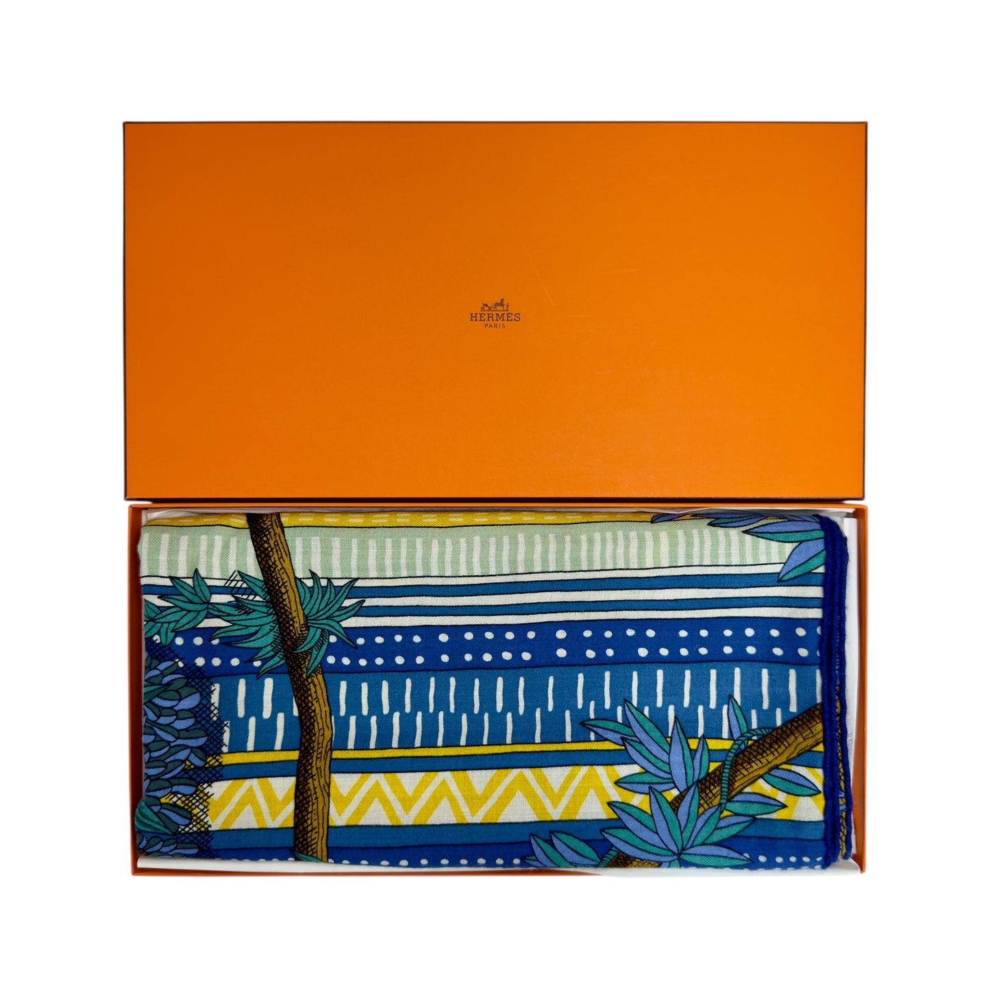 HERMES Acte III, Scene I, La Clairiere shawl 140 仲夏夜之夢 羊絨 圍巾