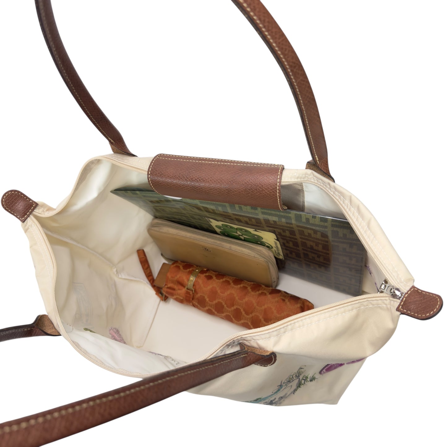 LONGCHAMP Pliage 法國製 刺繡 肩背包