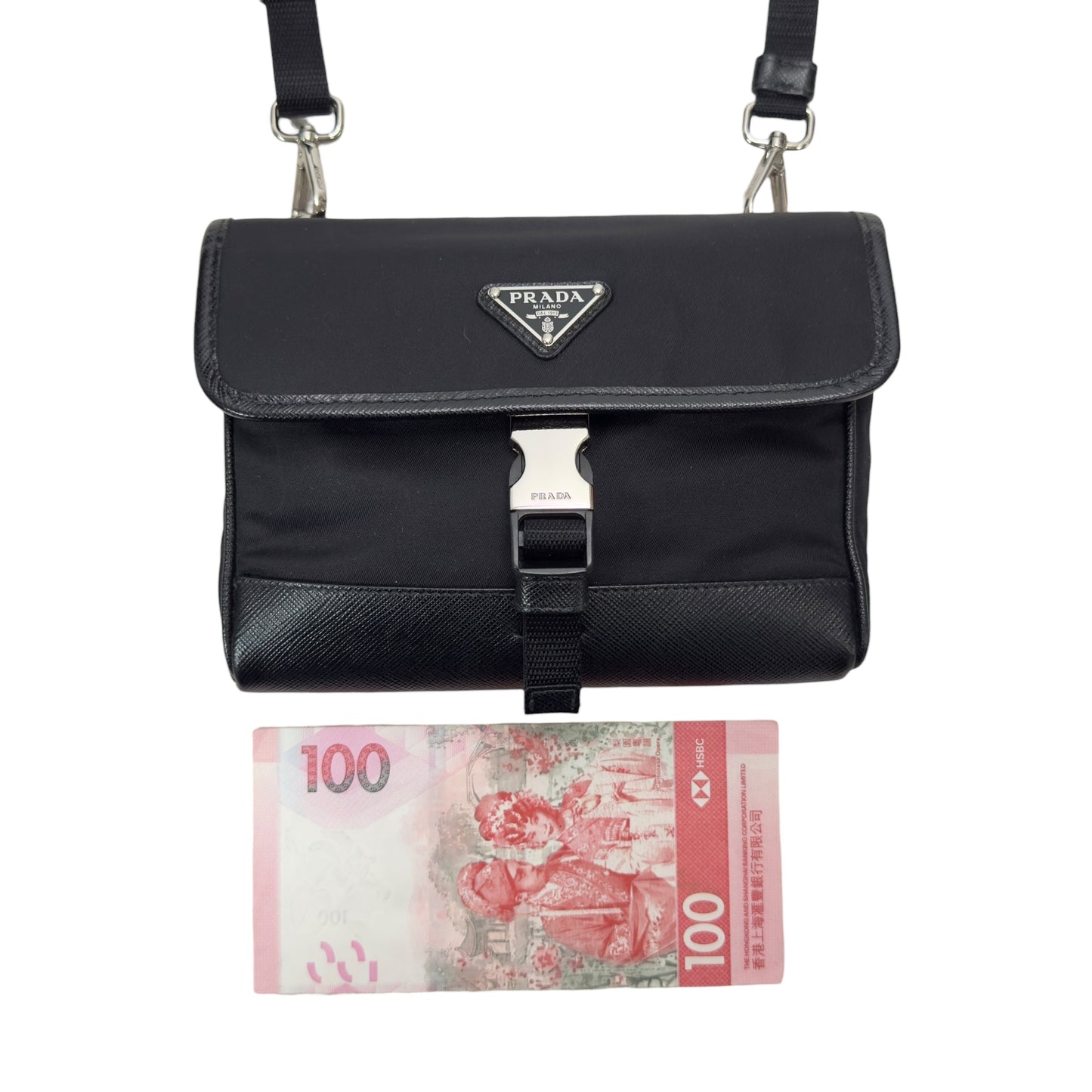 PRADA 三角標 斜揹袋