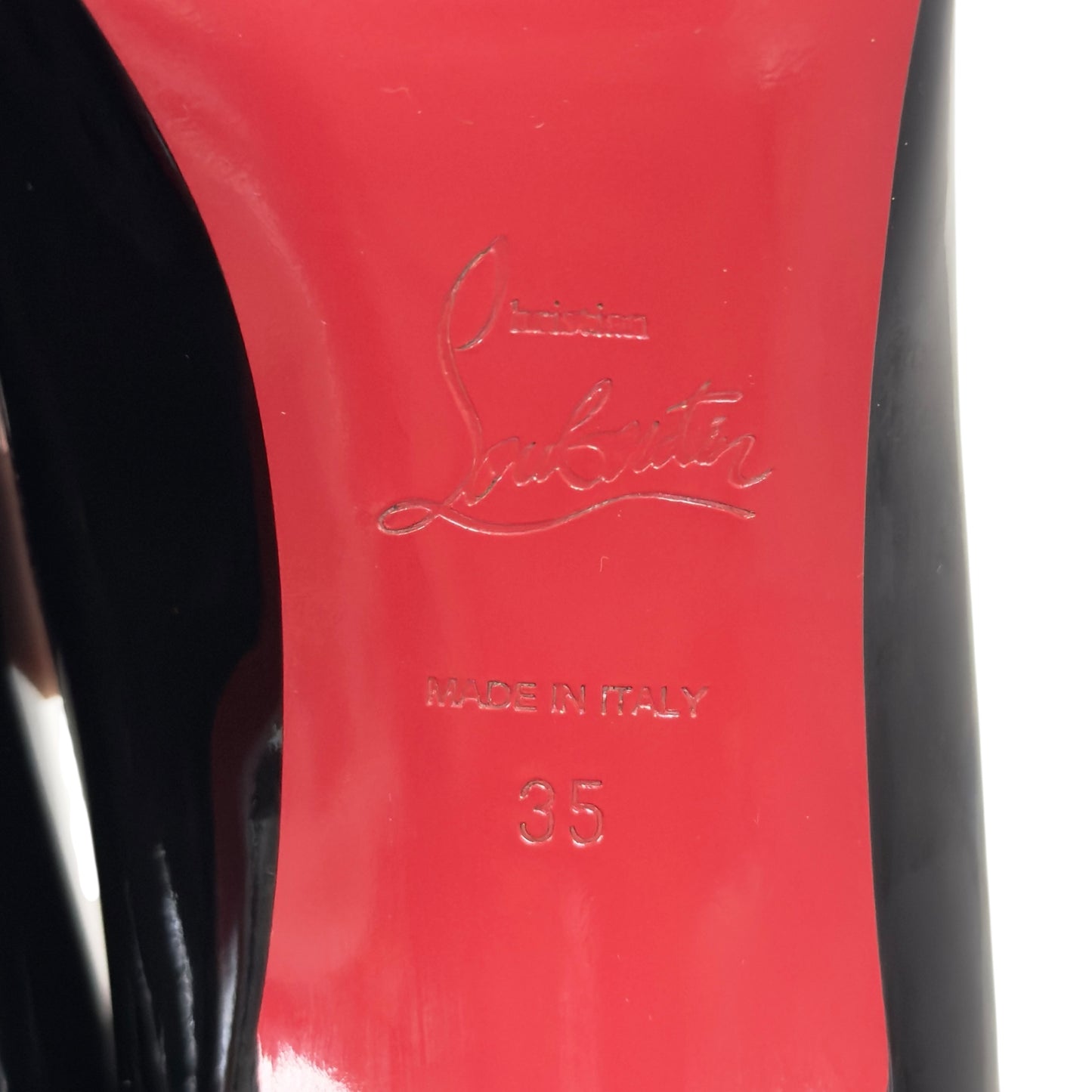 CHRISTIAN LOUBOUTIN 魚口 高踭鞋