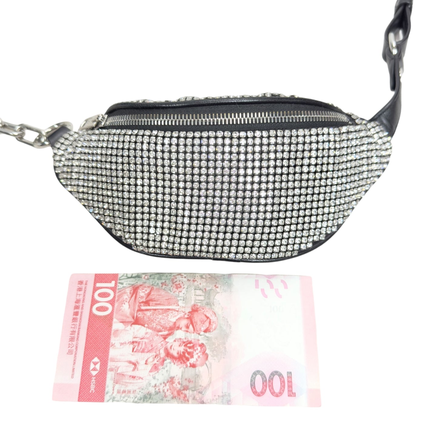 ALEXANDER WANG 滿鑽 腰包 心口包