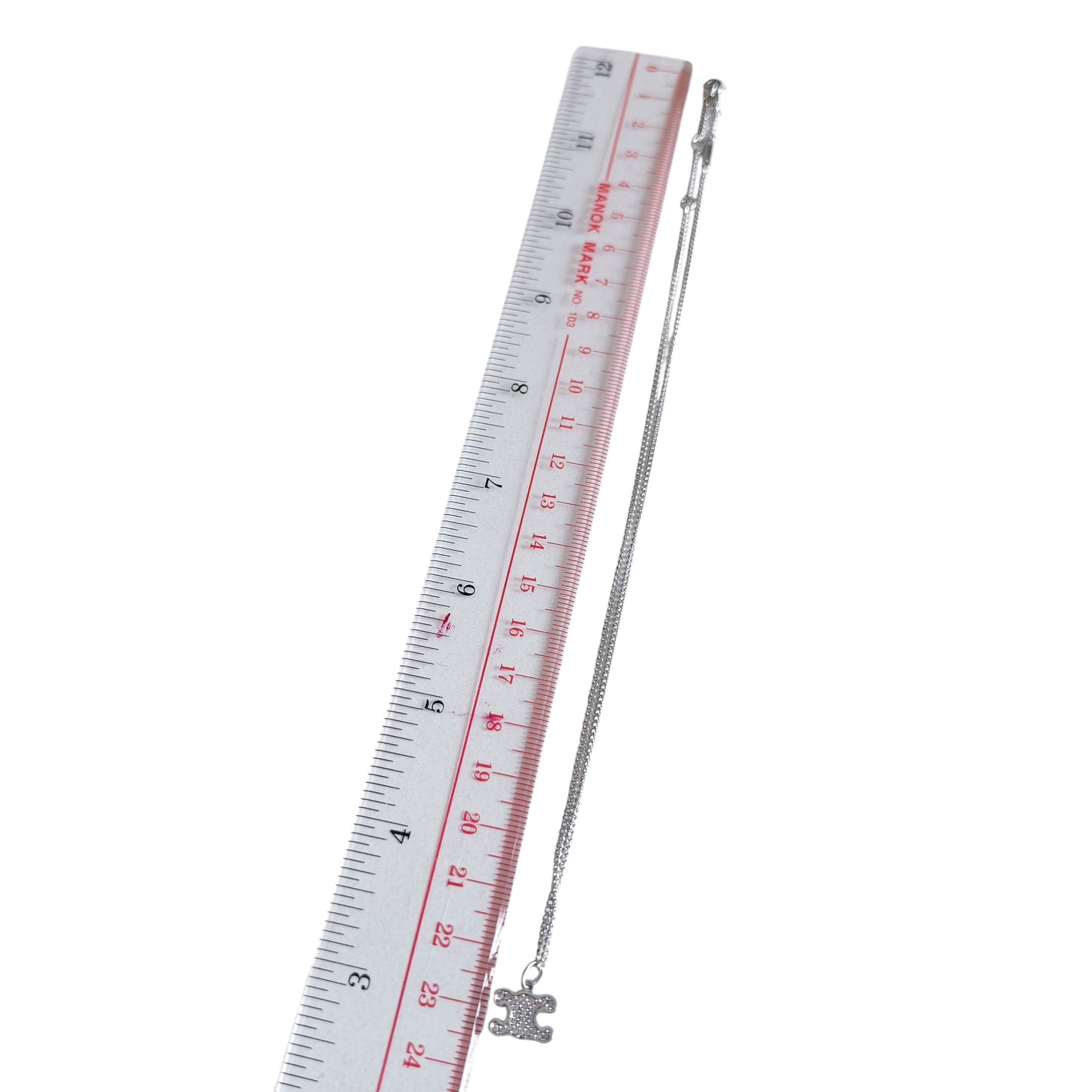 CELINE Triomphe 凱旋門 萊茵石 頸鏈