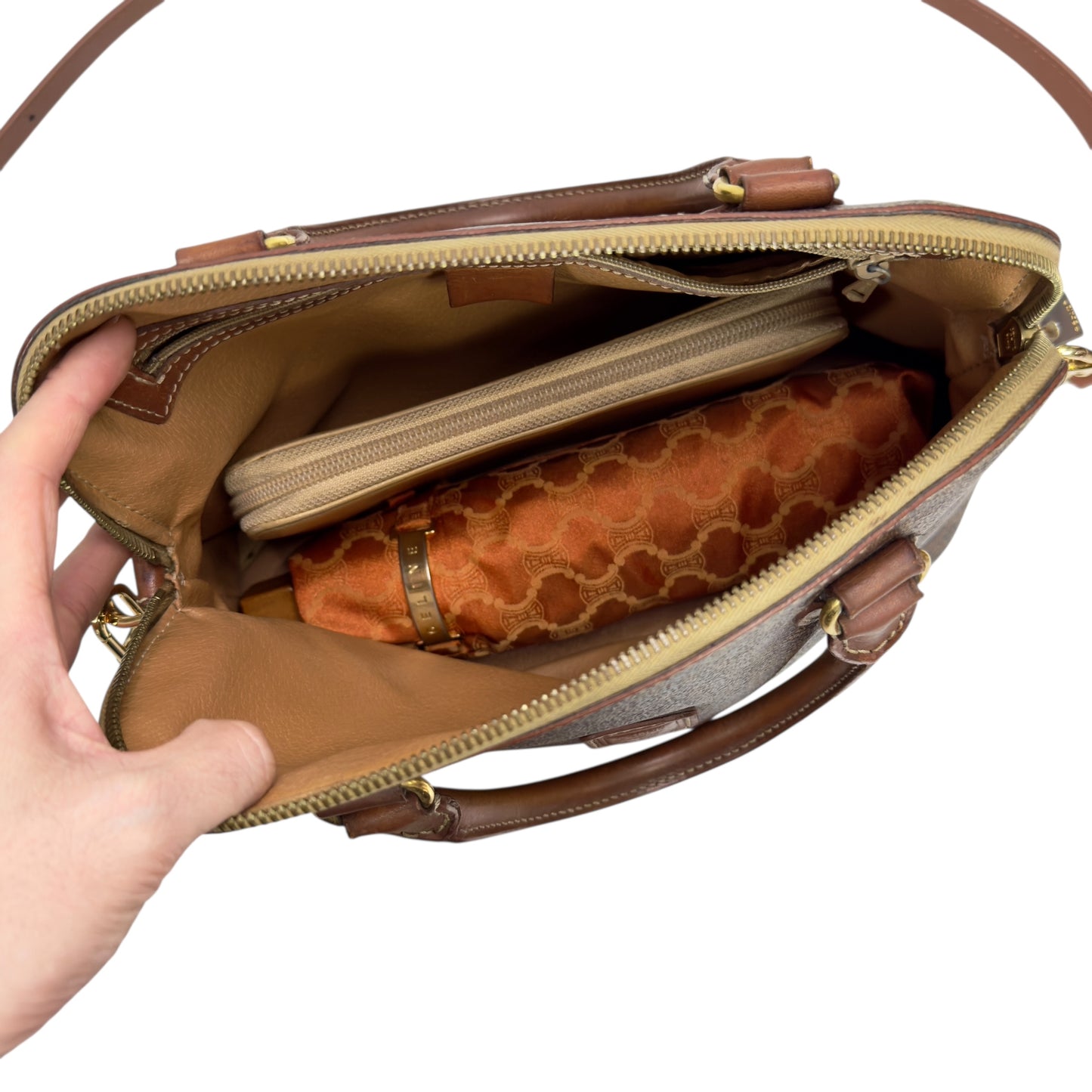 CELINE *自加帶>送無品牌扣+無品牌長帶* 中古 凱旋門 2用袋