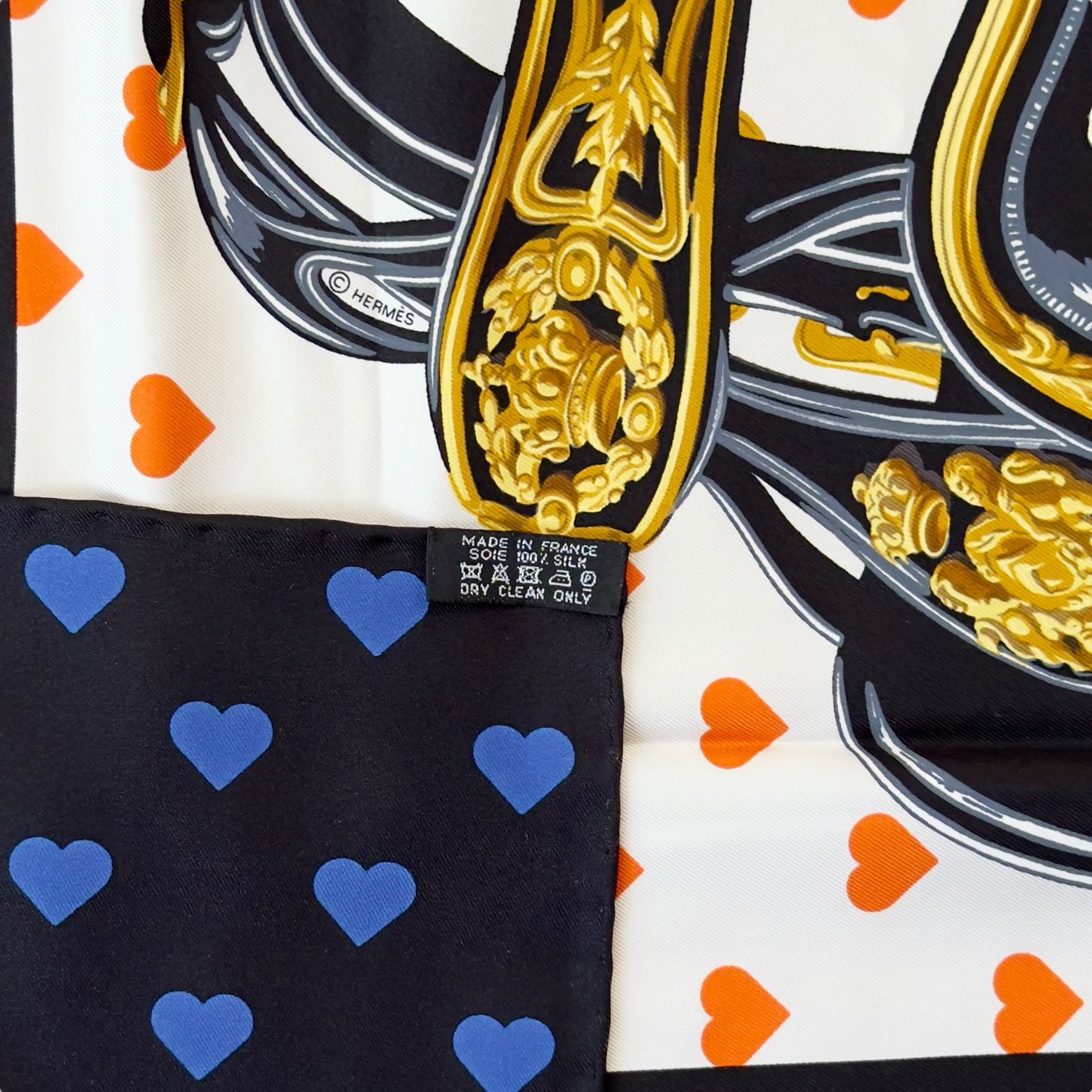 HERMES Brides de Gala Love 💗愛心限定💗 絲巾