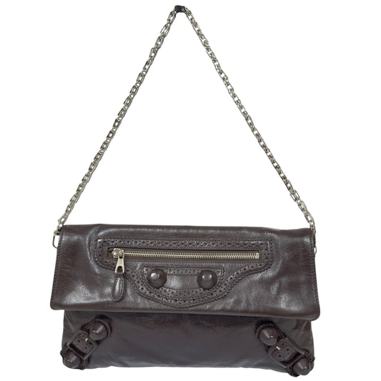 BALENCIAGA *自加鏈＞送無品牌扣＋無品牌鏈帶* City Envelope 肩背包