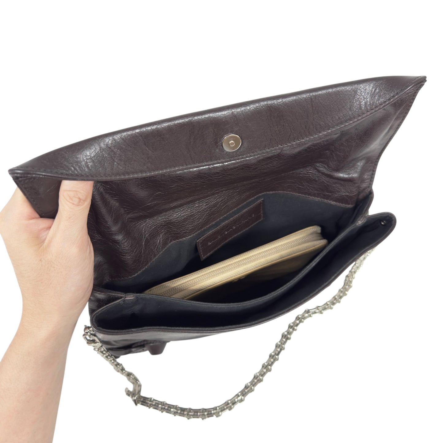 BALENCIAGA *自加鏈＞送無品牌扣＋無品牌鏈帶* City Envelope 肩背包