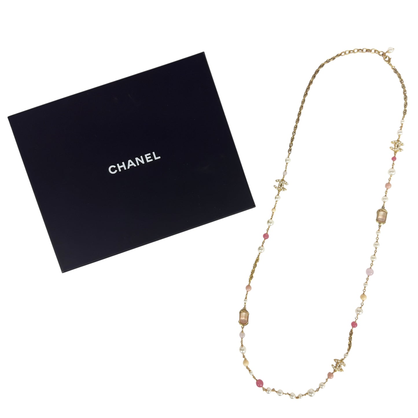 CHANEL CC 珠珠 長頸鏈