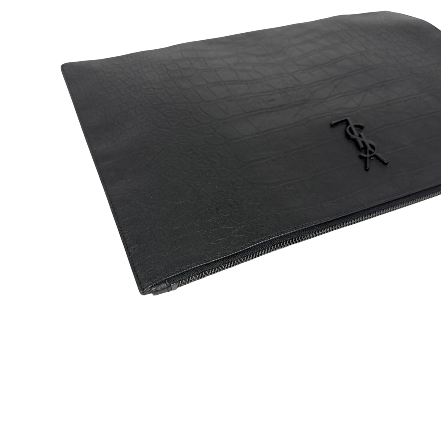 SAINT LAURENT YSL 鱷魚皮壓紋 手包