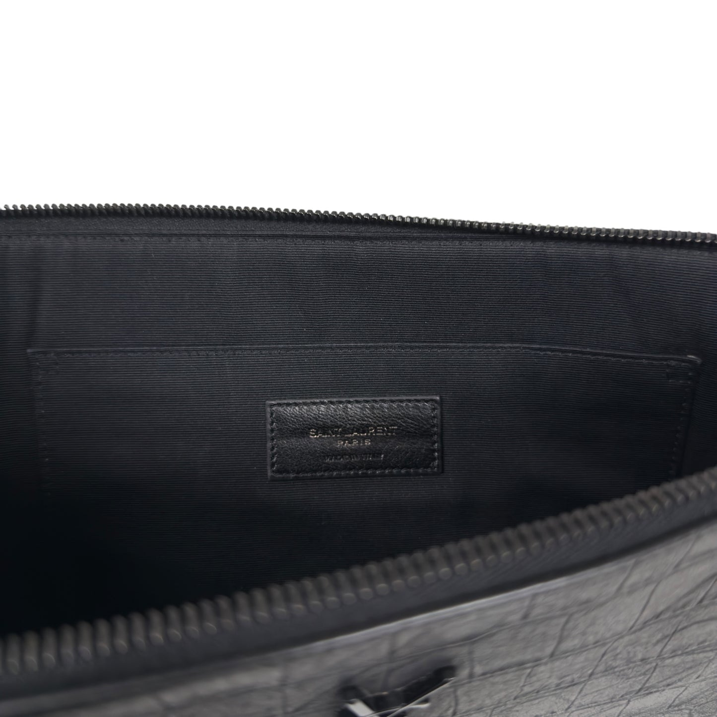 SAINT LAURENT YSL 鱷魚皮壓紋 手包