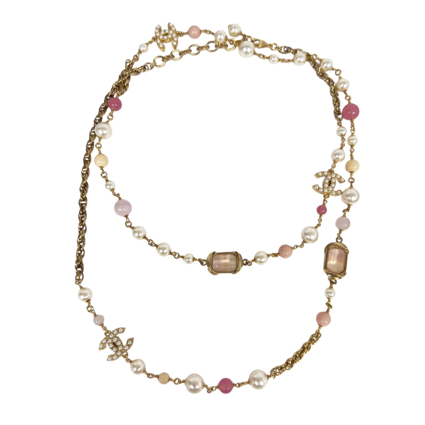 CHANEL CC 珠珠 長頸鏈