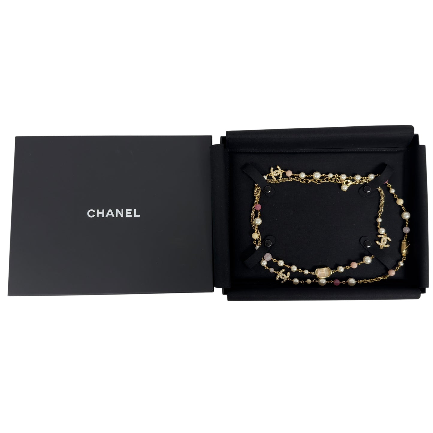 CHANEL CC 珠珠 長頸鏈