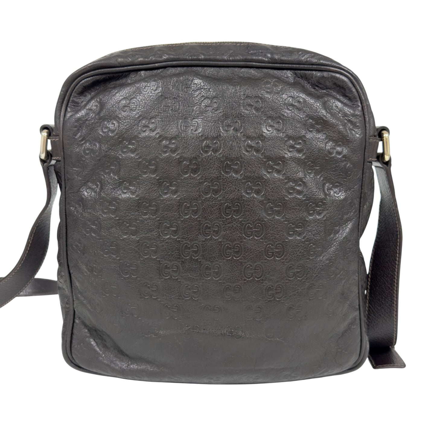 GUCCI GG壓紋 斜揹袋