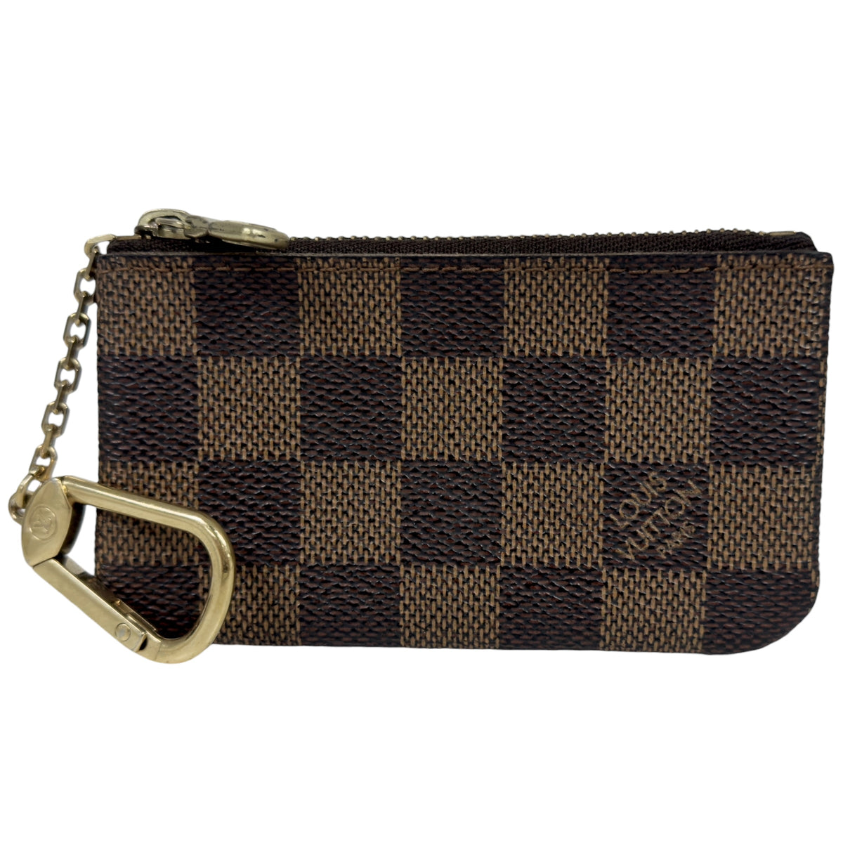 LOUIS VUITTON 棋盤格 拉鏈鑰匙扣卡包