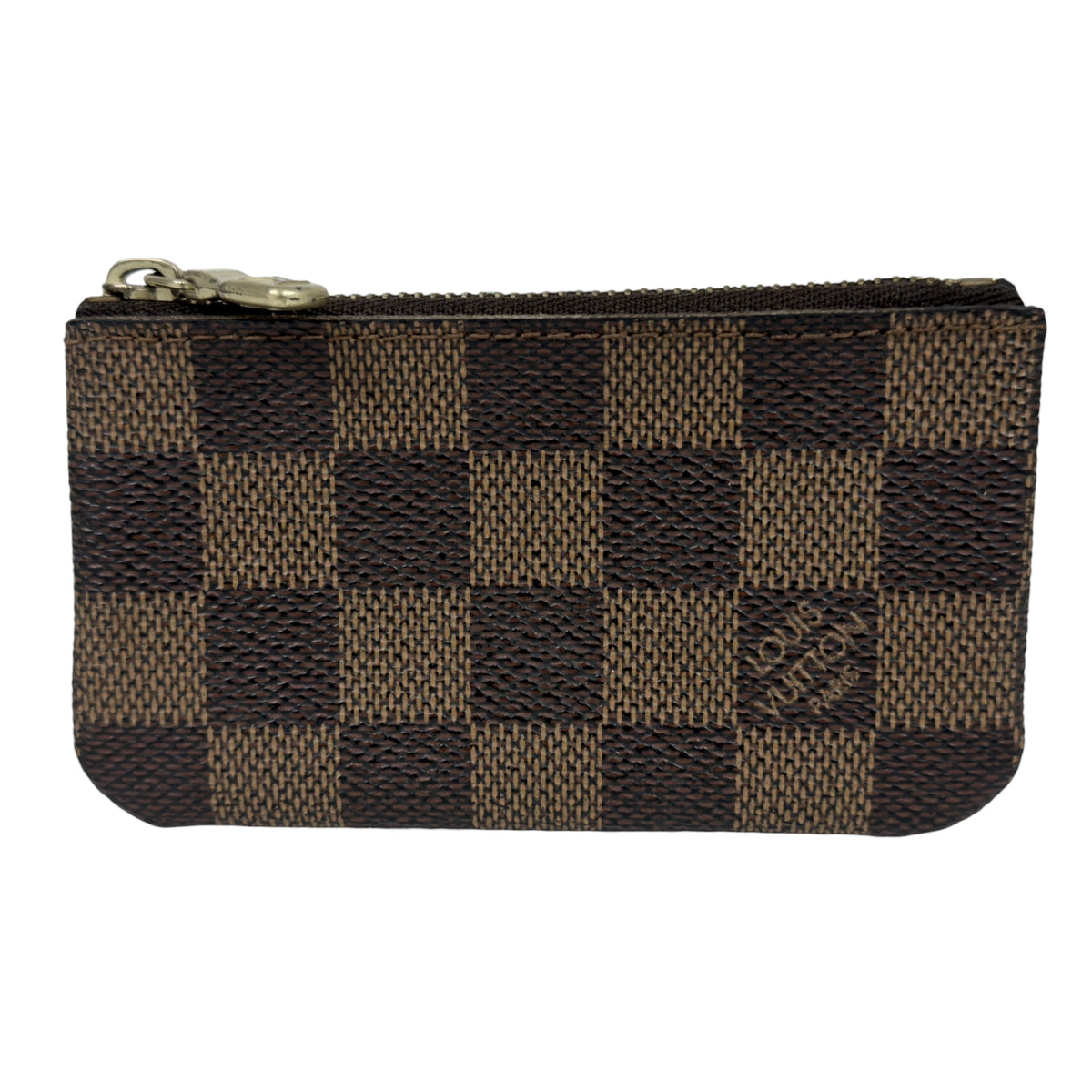 LOUIS VUITTON 棋盤格 拉鏈鑰匙扣卡包