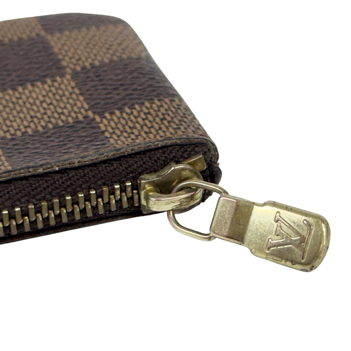 LOUIS VUITTON 棋盤格 拉鏈鑰匙扣卡包