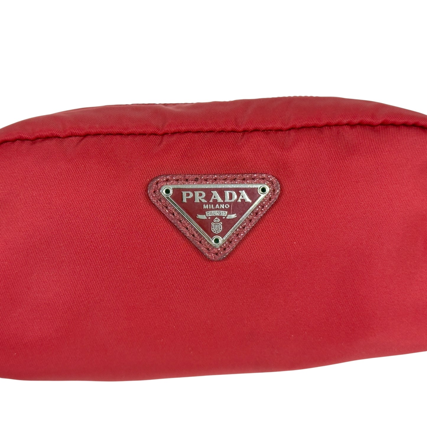 PRADA *自加鏈＞送無品牌扣＋無品牌鏈帶* 三角標 斜揹小袋