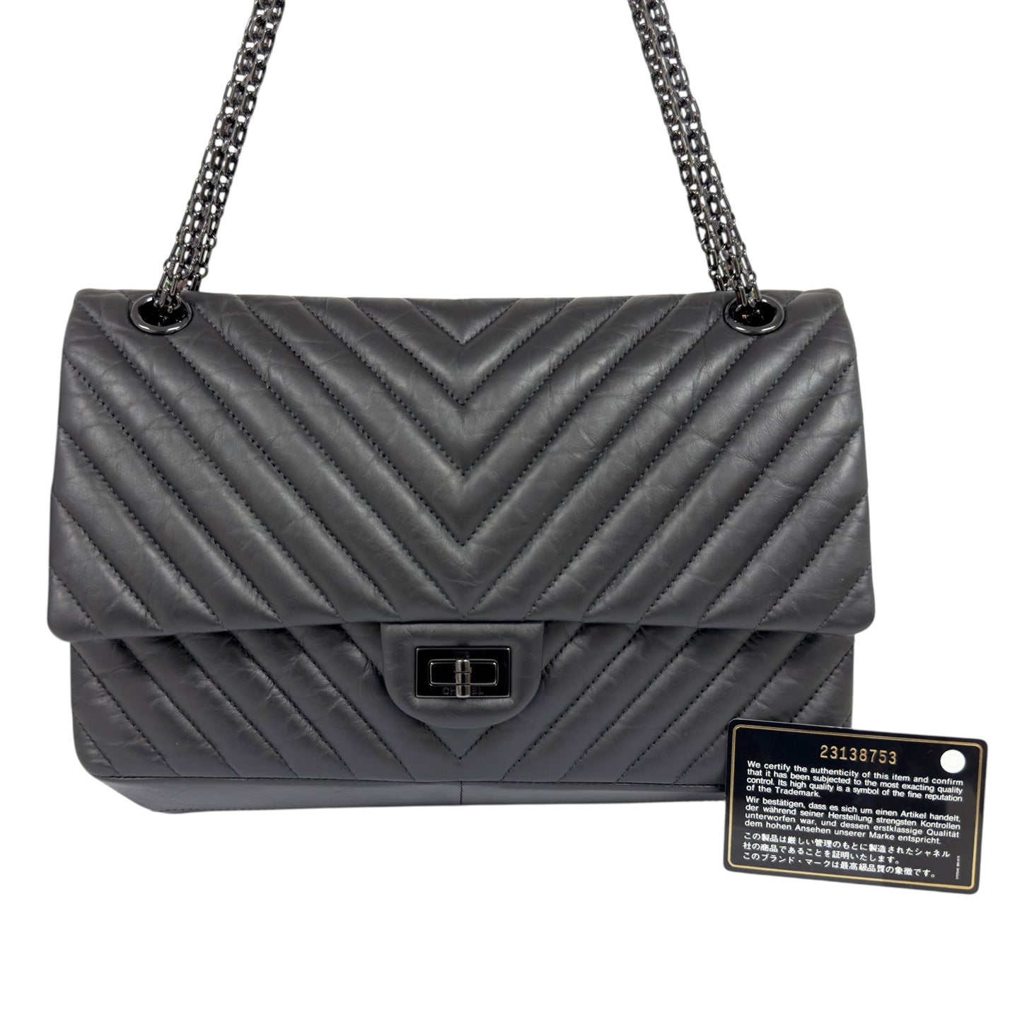 CHANEL 2.55 *極罕全黑* So Black 鏈條包