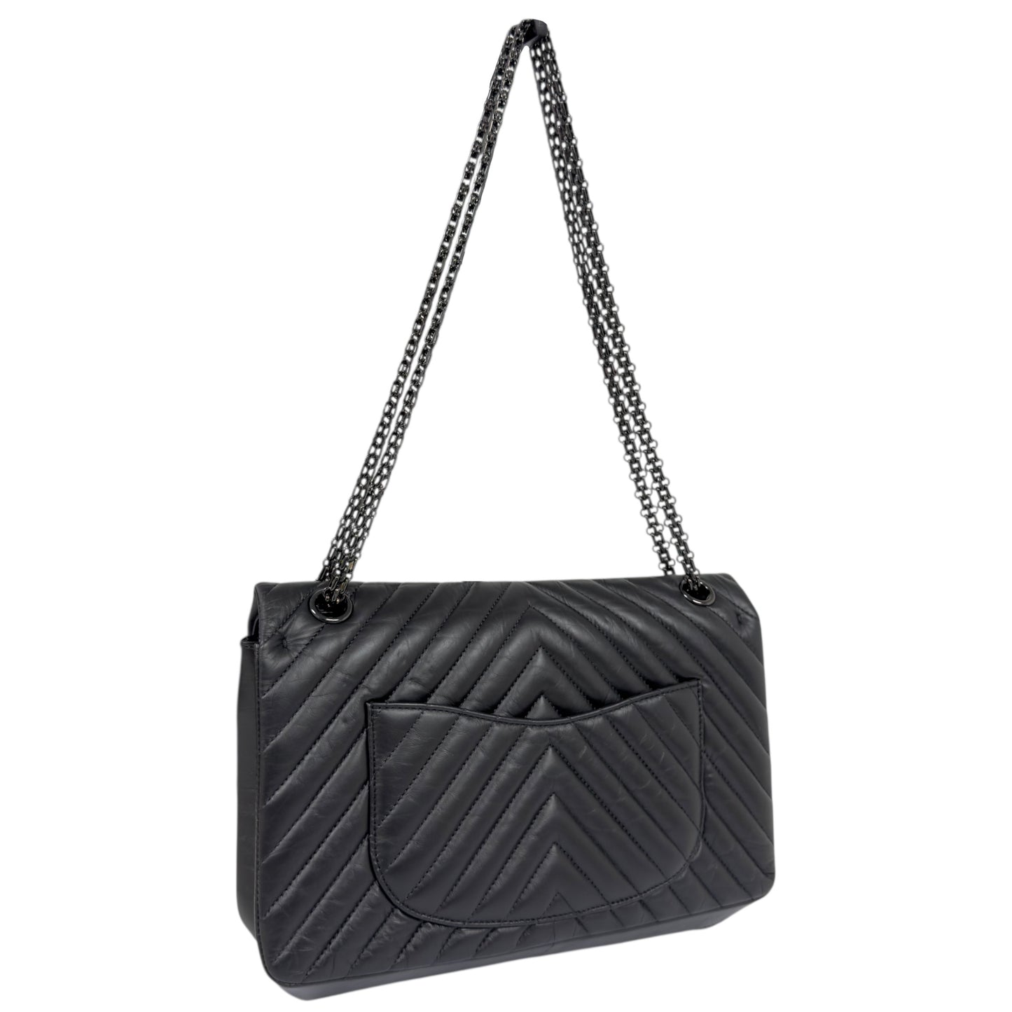 CHANEL 2.55 *極罕全黑* So Black 鏈條包